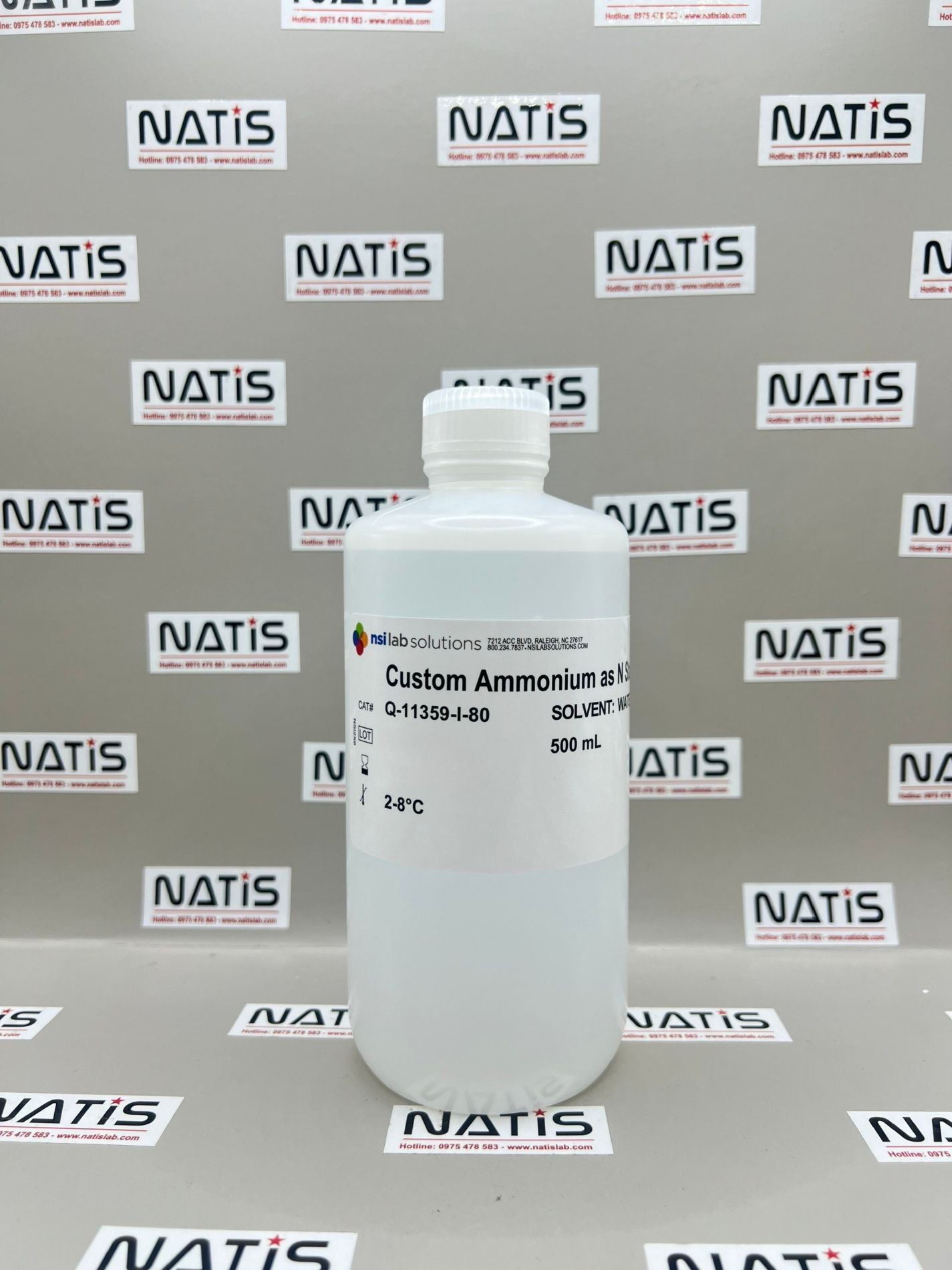 Dung dịch chuẩn NH4 - N (Amoni tính theo Nito) 80mg/L, hãng NSI, Mỹ