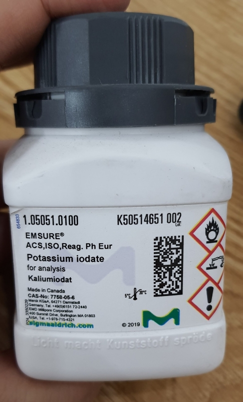 Potassium iodate - KIO3, Merck
