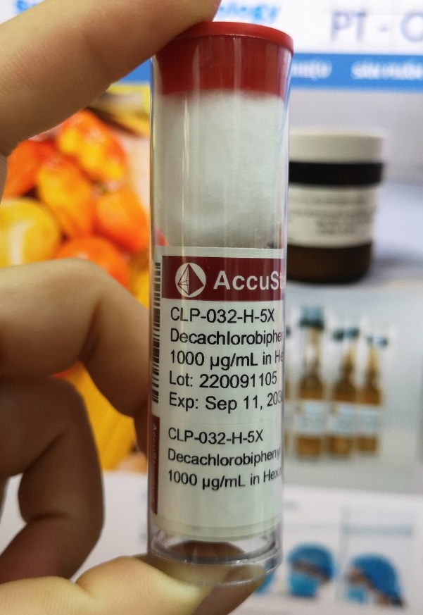 Dung dịch chuẩn Decachlorobiphenyl & TCMX, 1000 µg/mL in Hexane, hãng AccuStandard