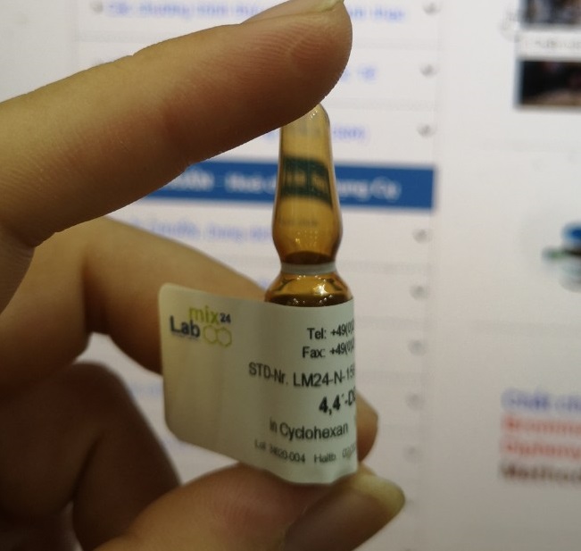 Dung dịch chuẩn 4,4 -DDT-d8 100 µg/mL in Cyclohexane, mã LM24-N-15900-1311D-100CY1, hãng Labmix24, Đức