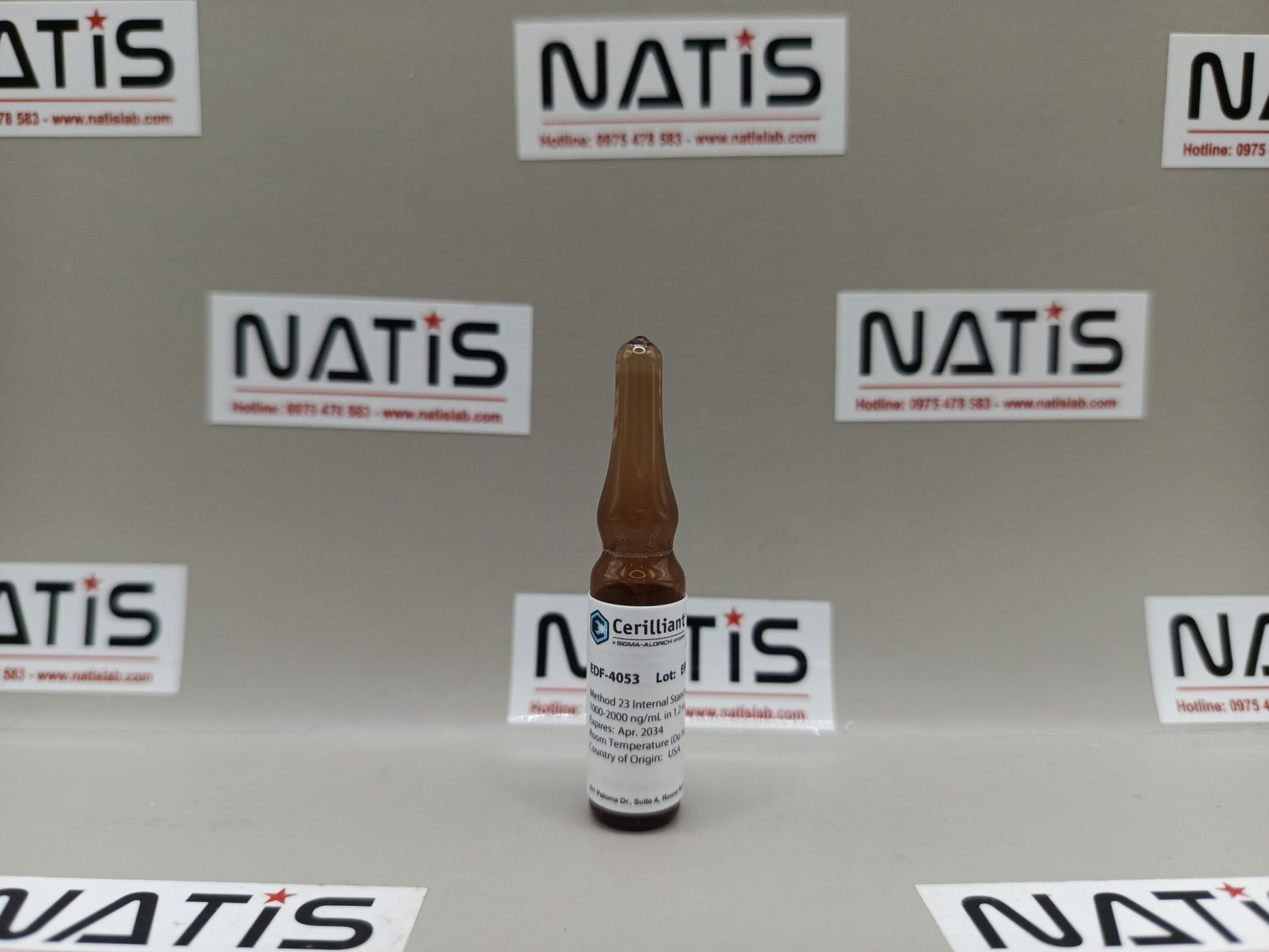 Chất nội chuẩn Dioxin/Furan theo EPA Method 23 - METHOD 23 INTERNAL STANDARD STOCK SOLUTION (13C12, 99%), hãng CIL - Mỹ