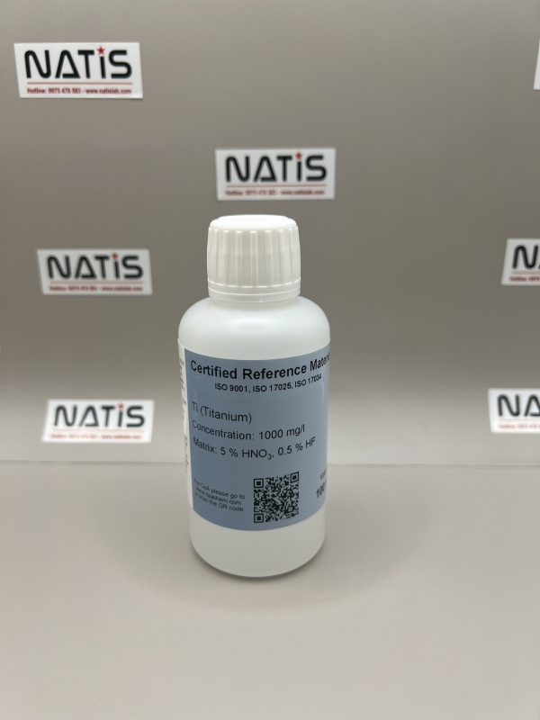 Dung dịch chuẩn AAS - Titanum Ti - 1 g/l, chai 100mL, hãng CPAchem, Bungari