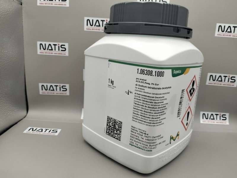 Hóa chất di-Sodium tetraborate decahydrate for analysis, hãng Merck