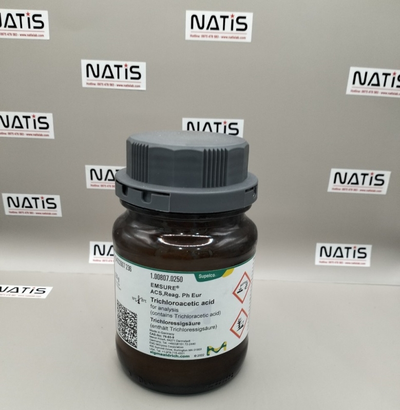 Hóa chất Trichloroacetic acid (TCA), lọ 250g, hãng Merck