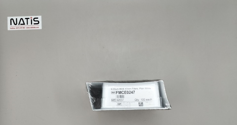 Màng lọc MCE Filter, 0.2µm, 47mm, Plain White, 100/pk, mã FMCE0247, hãng Zefon - Mỹ