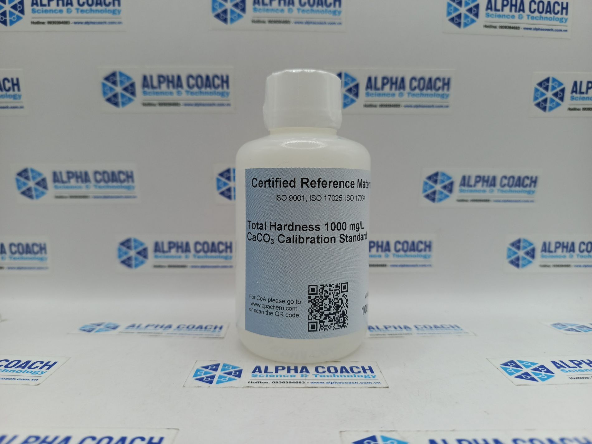 Dung dịch chuẩn Tổng độ cứng - Total Hardness 1000 mg/L CaCO3, mã HRDN1000.L1, hãng CPAchem - Bungari