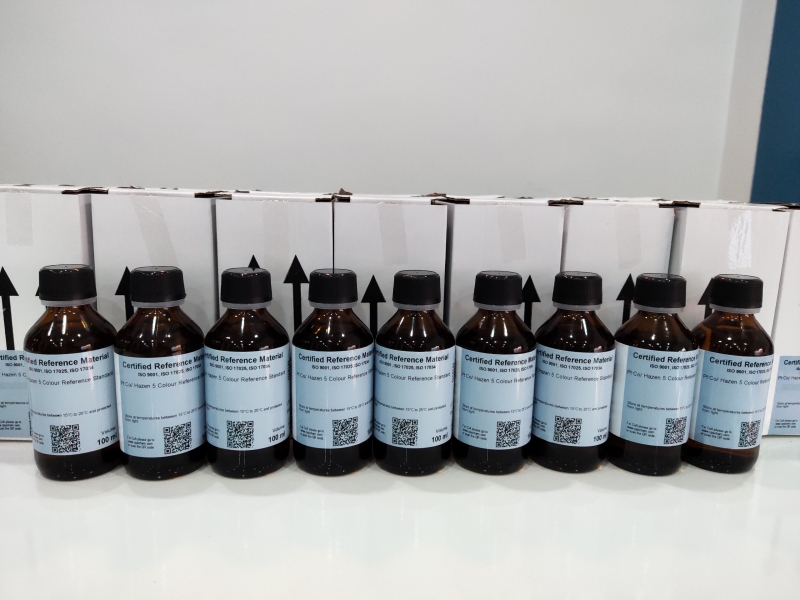 Dung dịch chuẩn Độ màu 5 Pt-Co, chai 100mL, hãng CPAchem, Bungari