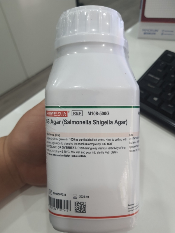 SS Agar (Salmonella Shigella Agar) - M108-500G - Himedia, Ấn Độ