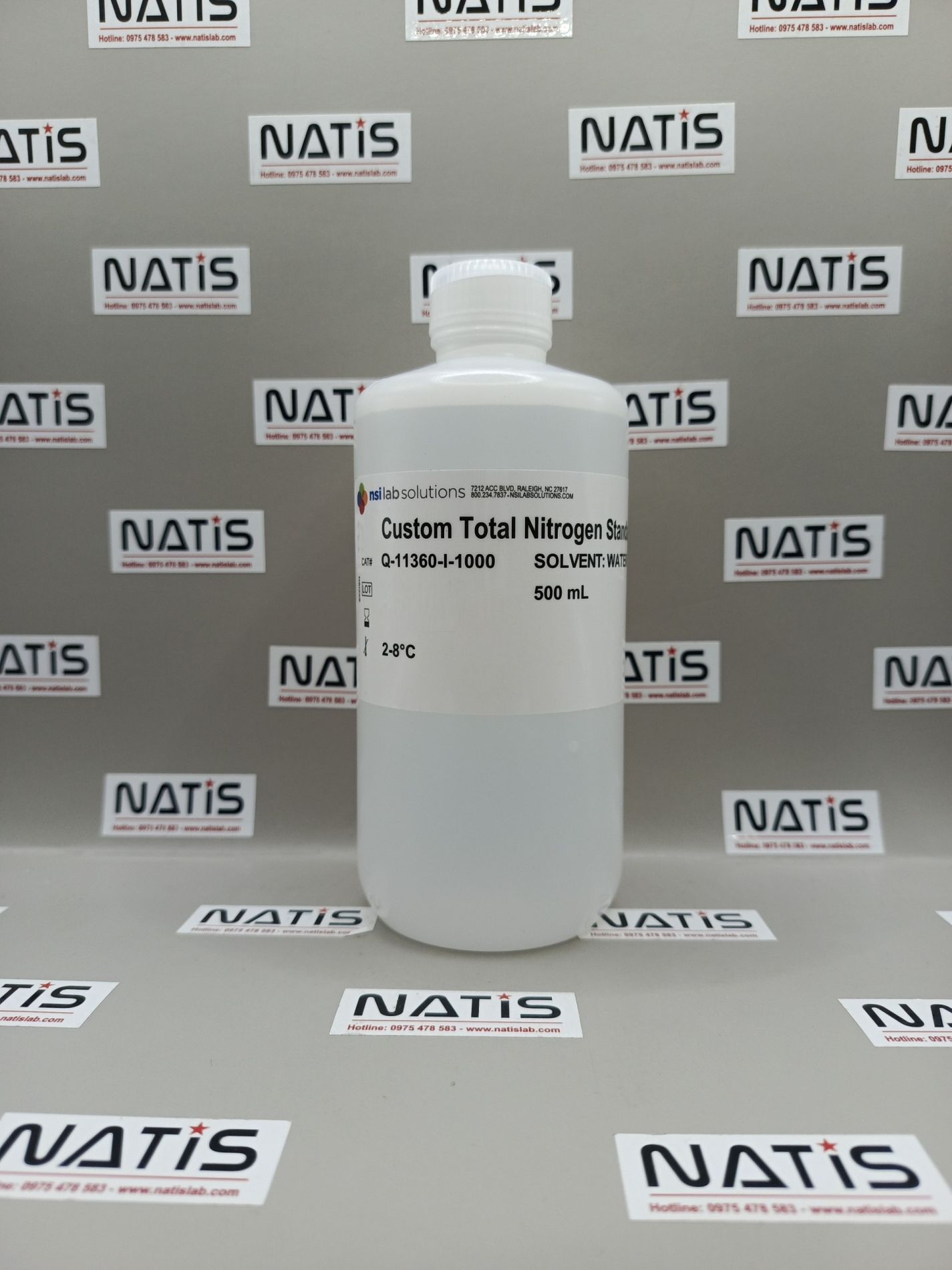 Dung dịch chuẩn Phosphate as P (PO4 - P) standard solution - 10 mg/L, hãng NSI, Mỹ