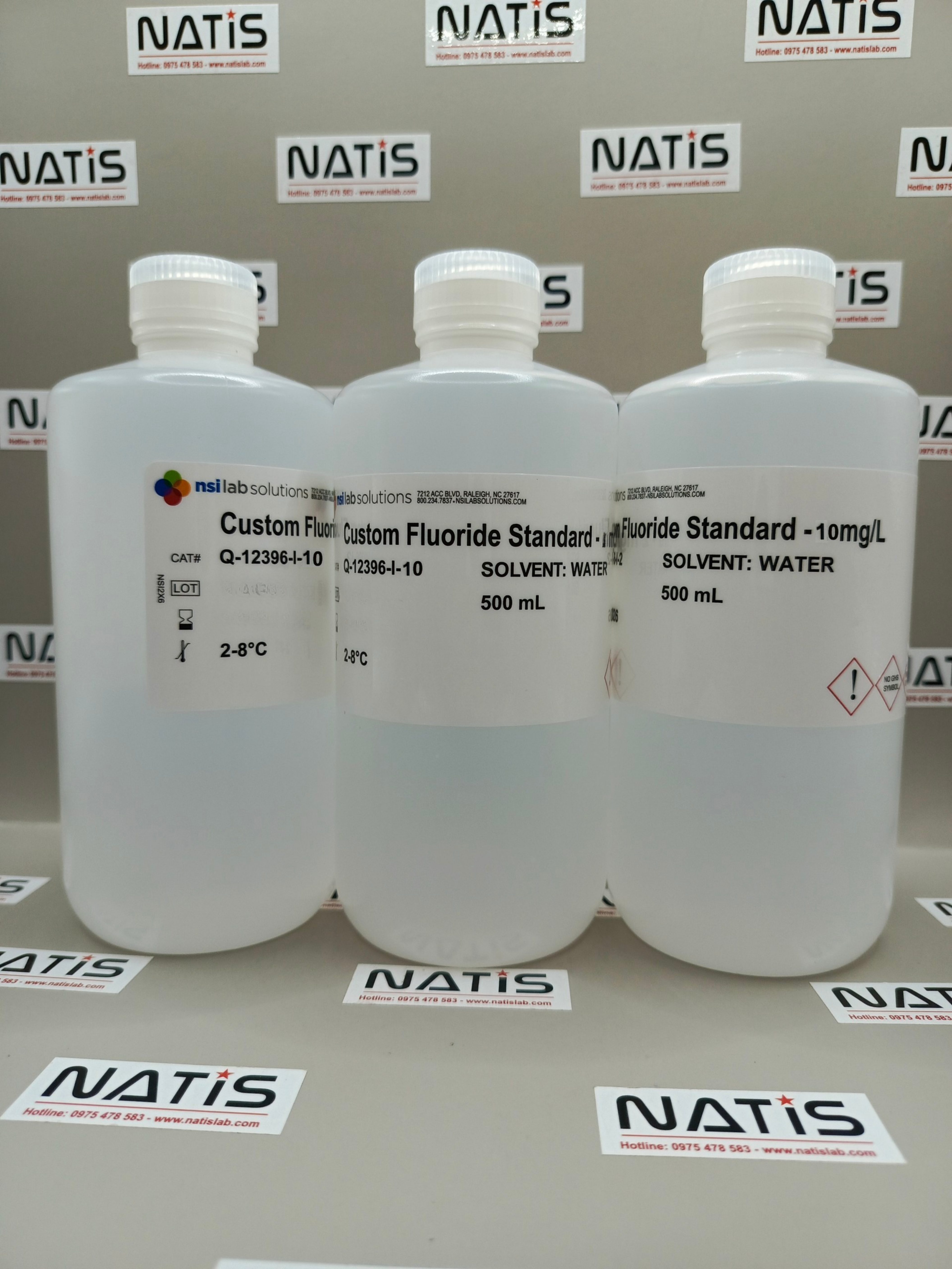 Dung dịch chuẩn Fluoride - 10 mg/L, hãng NSI, Mỹ