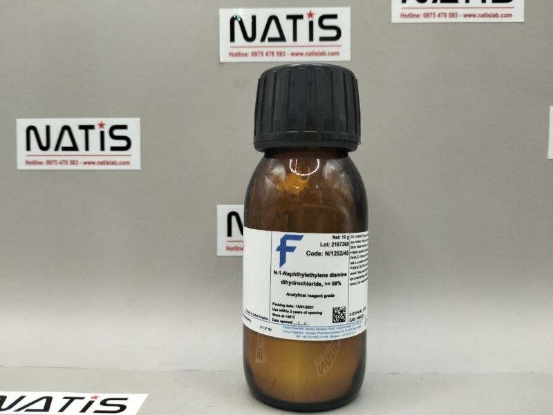 Hóa chất N-1-Naphthylethylene Diamine Dihydrochloride, Certified AR for Analysis, Fisher Chemical