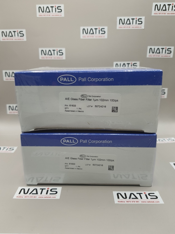 Màng lọc A/E Glass Fiber 1.0um, đường kính 102mm, 100/pk, mã 61633, hãng Pall, Mỹ