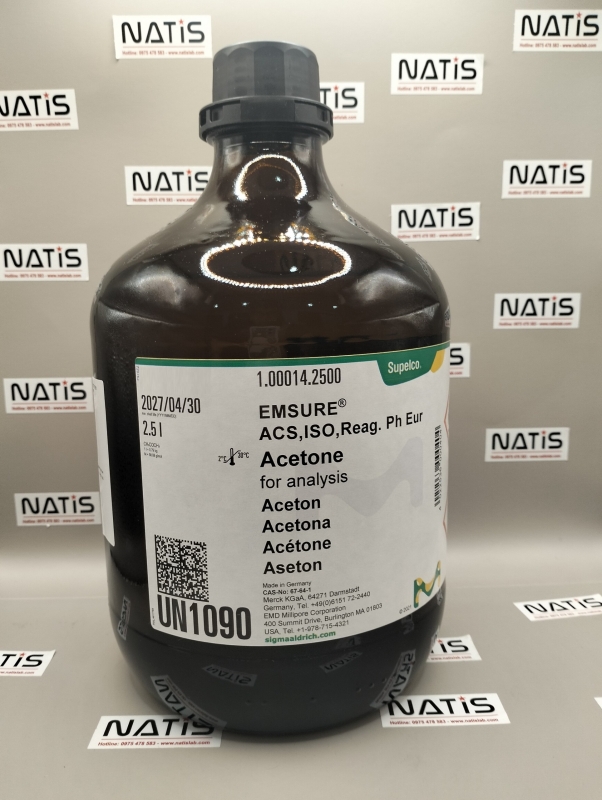 Hóa chất Acetone, chai 2.5Lit, Merck