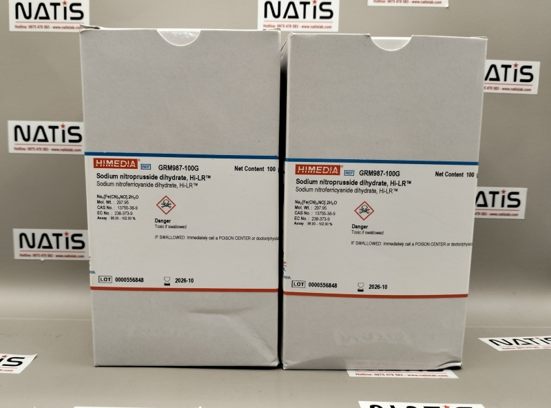 Hóa chất Sodium nitroprusside dihydrate, mã GRM987-100G, hãng Himedia - Ấn Độ
