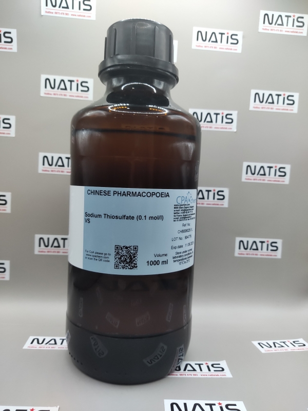 Dung dịch chuẩn dược điển - Sodium Thiosulfate (0.1 mol/l) VS, mã CH8006029.1L, chai 1Lit, hãng CPAchem - Bungari
