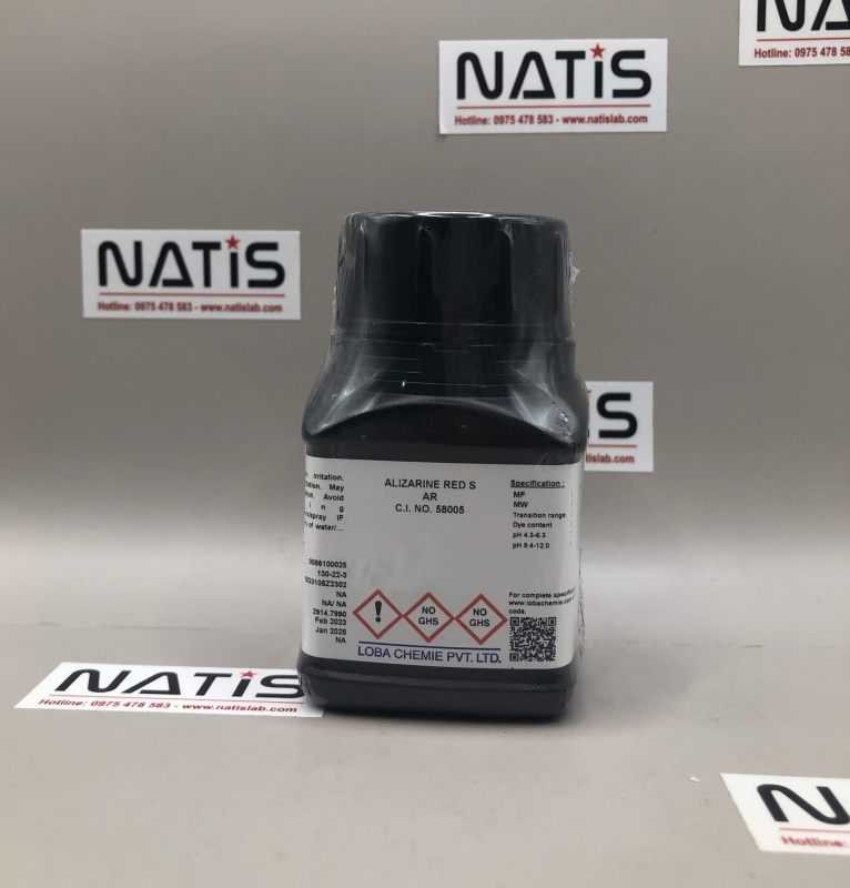 Hóa chất ALIZARINE RED S, mã 00861 00025, hãng Loba Chemie - Ấn Độ