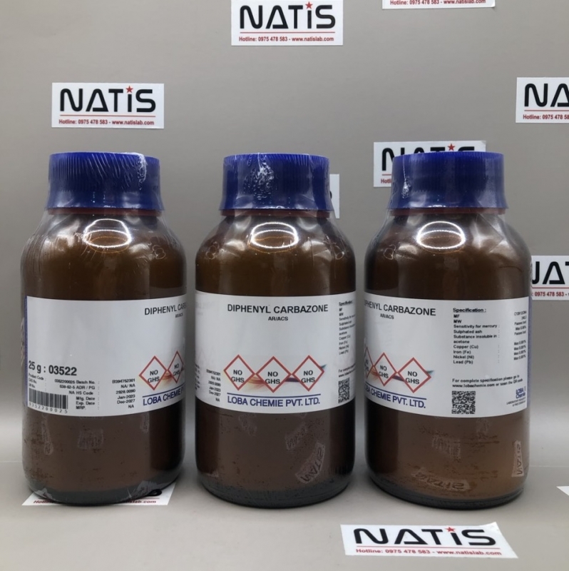 Hóa chất DIPHENYL CARBAZONE, mã 03522, hãng Loba Chemie - Ấn Độ