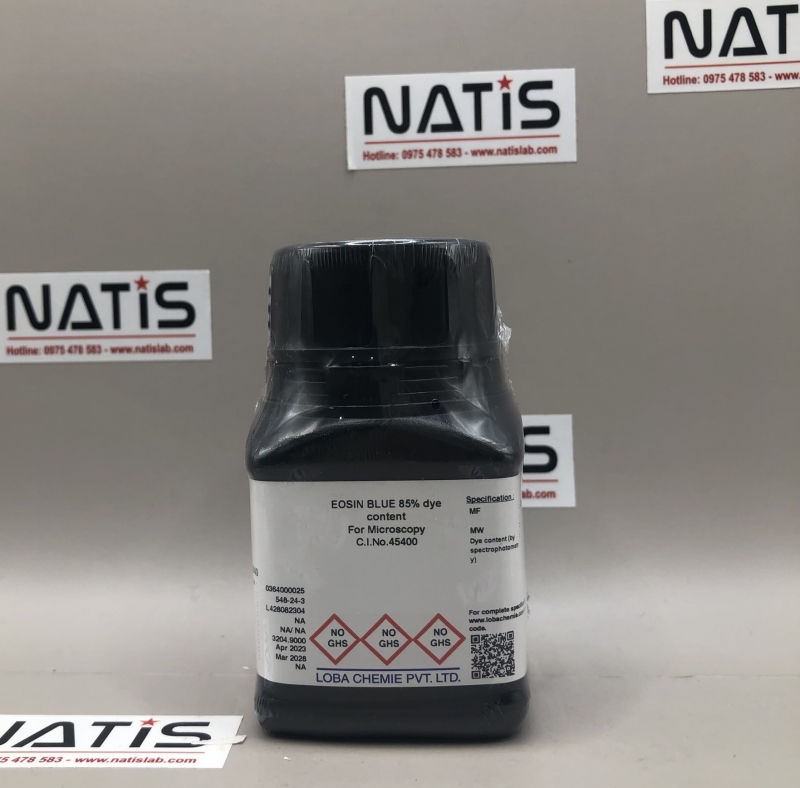 Hóa chất EOSIN BLUE 85% dye content For Microscopy, mã 03640, hãng Loba Chemie - Ấn Độ