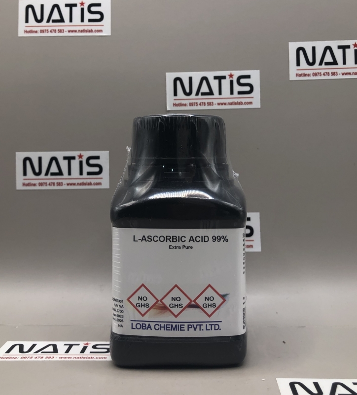 Hóa chất L-ASCORBIC ACID, mã 01549, hãng Loba Chemie - Ấn Độ