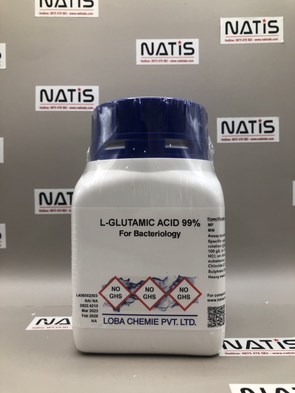 Hóa chất L-GLUTAMIC ACID, mã 03955, hãng Loba Chemie - Ấn Độ