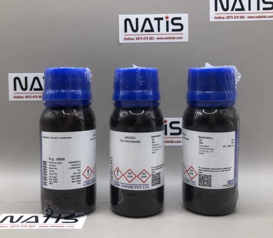 Hóa chất ORCEIN For Microscopy, mã 05050, hãng Loba Chemie - Ấn Độ