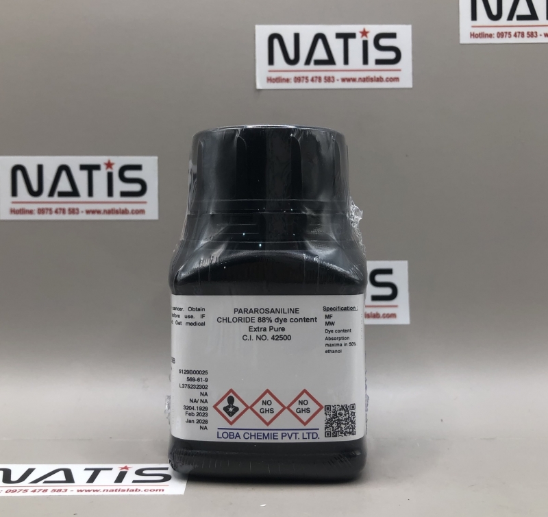 Hóa chất PARAROSANILINE CHLORIDE, mã 5129B, hãng Loba Chemie - Ấn Độ