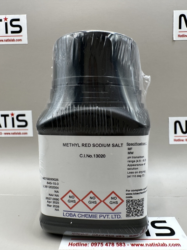 Hóa chất METHYL RED SODIUM SALT, mã 4675B, hãng Loba Chemie - Ấn Độ