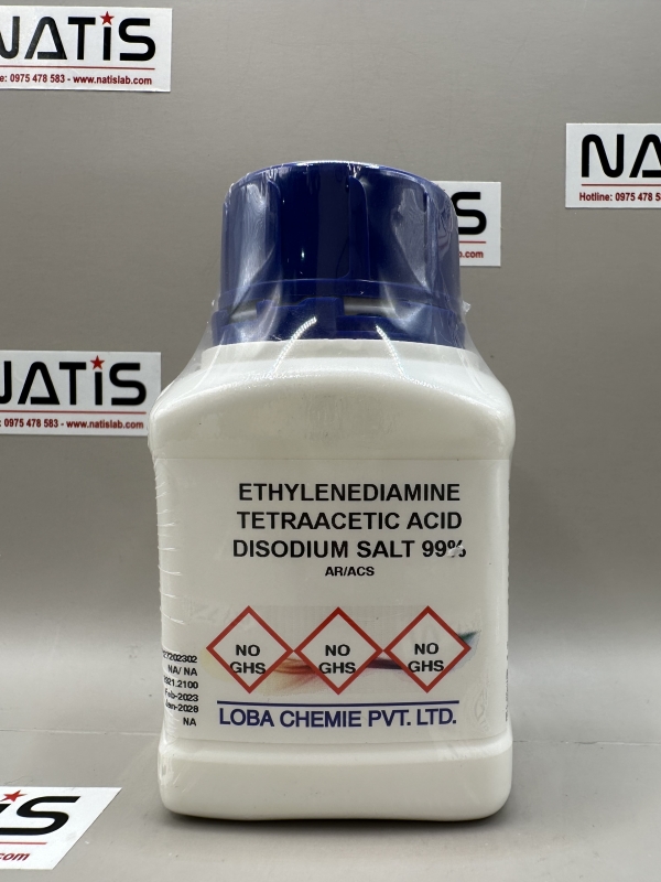 Hóa chất ETHYLENEDIAMINE TETRAACETIC ACID DISODIUM SALT (EDTA2Na.2H2O), mã 03731 00100, hãng Loba Chemie - Ấn Độ