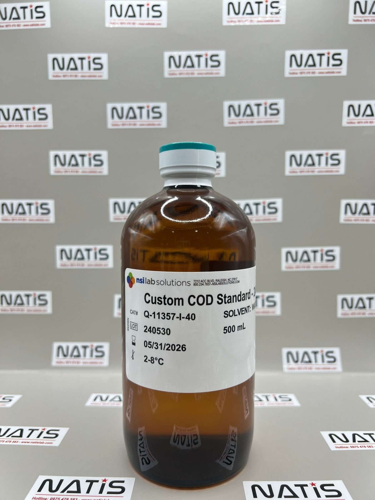Dung dịch chuẩn COD 40mg/L, hãng NSI, Mỹ