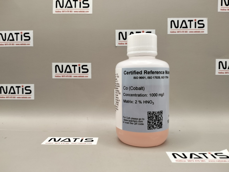 Dung dịch chuẩn ICP/MS - Co 1000mg/l, mã M212.2NP.L1, hãng CPAchem - Bungari