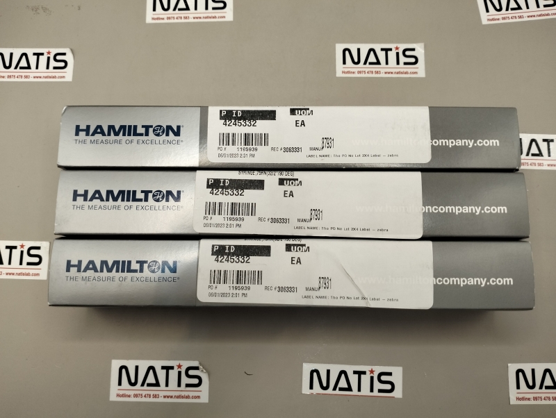 Dụng cụ hút mẫu, bơm mẫu Syringe 75 RN SYR - 5 µL, mã 87931, hãng Hamilton, USA