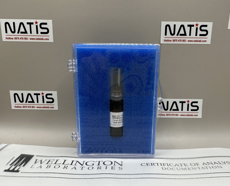 Dung dịch chuẩn 2,2 ,3,3 ,4,4 ,6-Heptabromodiphenyl ether 50 µg/mL, lọ 1.2 mL, mã BDE-171, hãng Wellington, Canada