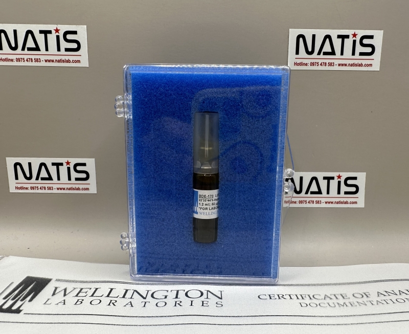 Dung dịch chuẩn 2,2 ,3,3 ,4,4 ,5-Heptabromodiphenyl ether 50 µg/mL, lọ 1.2 mL, mã BDE-170, hãng Wellington - Canada