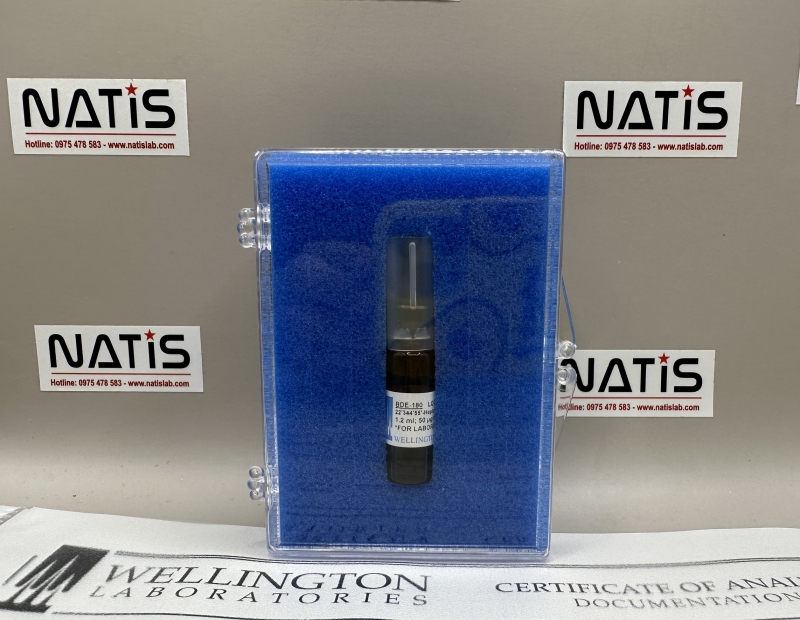 Dung dịch chuẩn 2,2 ,3,4,4 ,5,5 -Heptabromodiphenyl ether 50 µg/mL, lọ 1.2 mL, mã BDE-180, hãng Wellington - Canada
