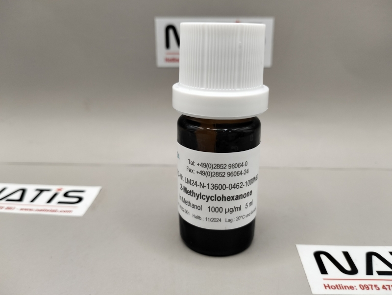 Dung dịch chuẩn 2-Methylcyclohexanone 1000 µg/mL in Methanol, mã LM24-N-13600-0462-1000ME5, hãng Labmix24, Đức