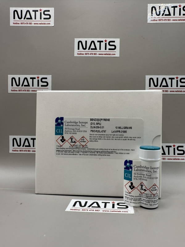 Chất chuẩn BENZO[A]PYRENE (D12, 98%), mã DLM-258-0.01, hãng CIL - Mỹ