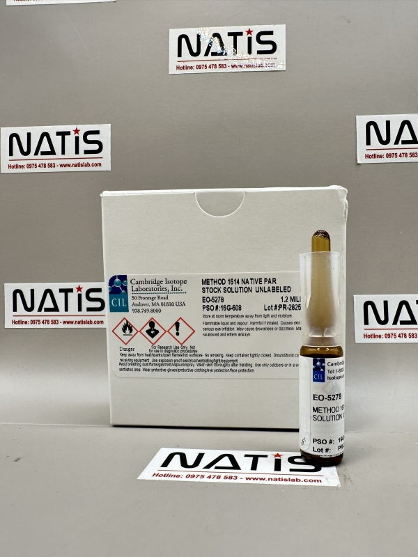 METHOD 1614 NATIVE PAR STOCK SOLUTION UNLABELED, mã EO-5278, hãng CIL - Mỹ
