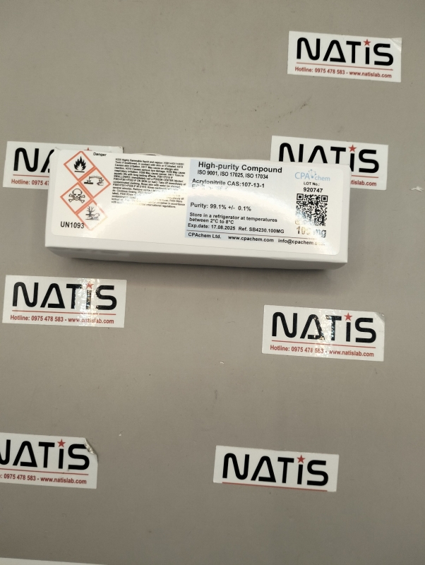 Chất chuẩn Acrylonitril - Acrylonitrile CAS:107-13-1 EC:203-466-5