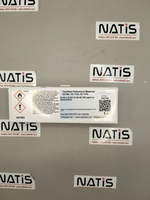 Dung dịch chuẩn Endrin [CAS:72-20-8] 100 ug/m - Endrin [CAS:72-20-8] 100 ug/ml in Acetonitrile
