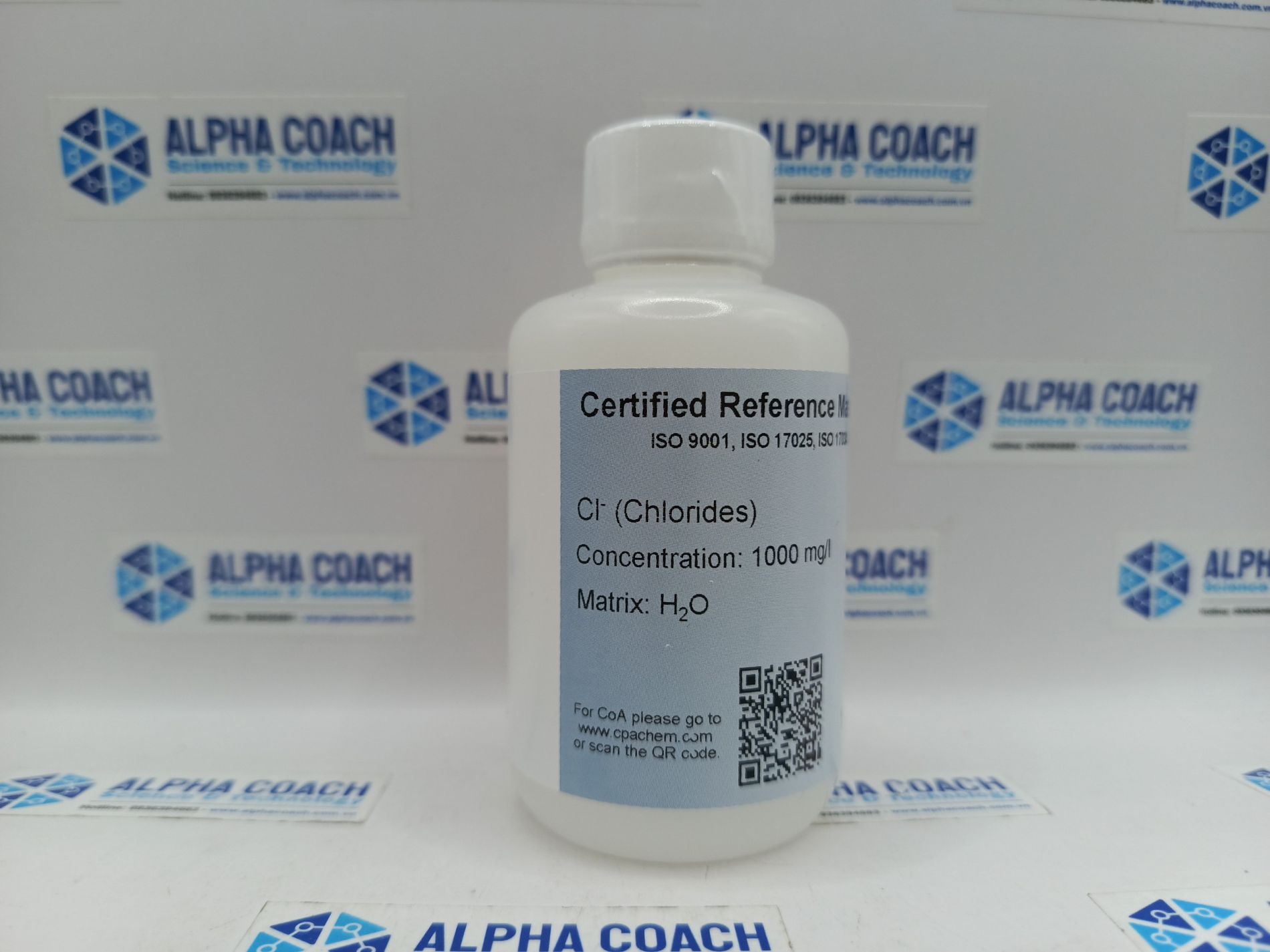 Dung dịch chuẩn IC - Chlorides (Cl- ) 1000 mg/l, mã H003.W.L1, hãng CPAchem - Bungari