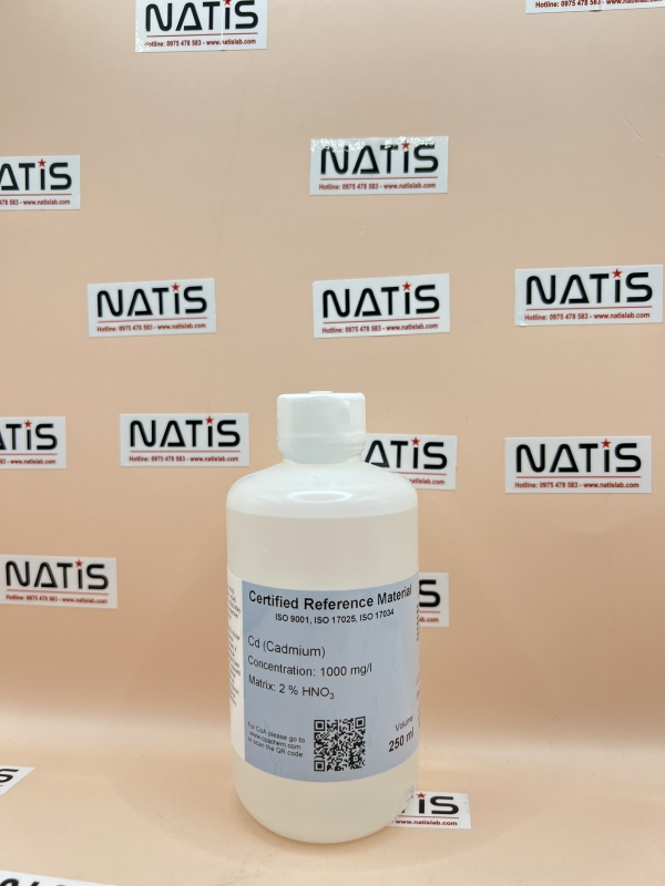 Dung dịch chuẩn ICP - Cadmium (Cd) 1000mg/L, mã C010.2NP.L25, hãng CPAchem - Bungari