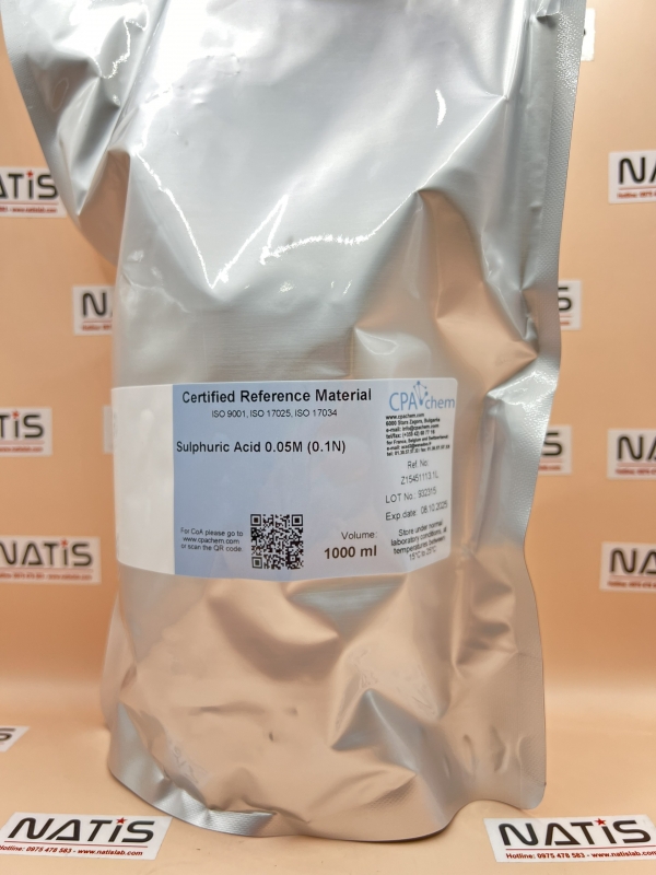 Dung dịch chuẩn Sulphuric Acid 0.05M (0.1N), mã Z15451113.1L, hãng CPAchem - Bungari