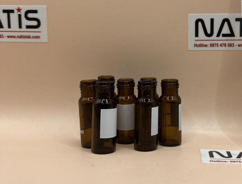 Autosampler Vial - Lọ đựng mẫu 2mL màu nâu, nắp vặn, mã C0000013, hãng ALWSCI - TQ (Lọ sắc ký - vial sắc ký)