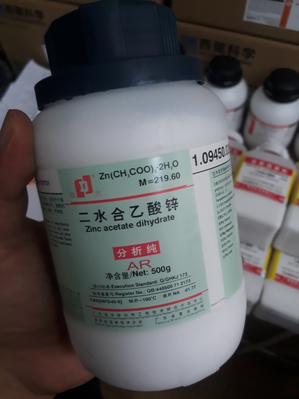 Zinc Acetate Dihydrate, Trung Quốc