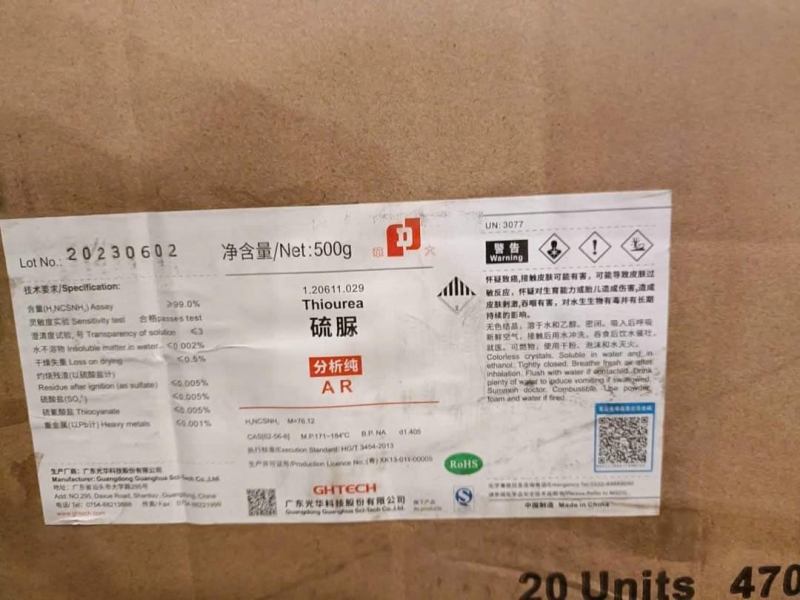 Hóa chất Thiourea, TQ