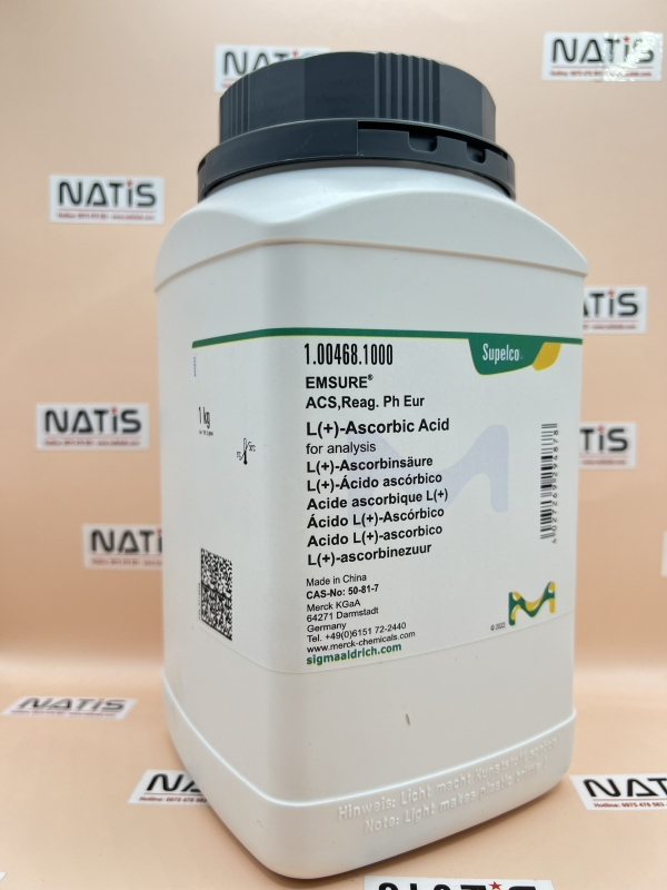 Hóa chất L(+)-Ascorbic Acid, lọ 1Kg, hãng Merck