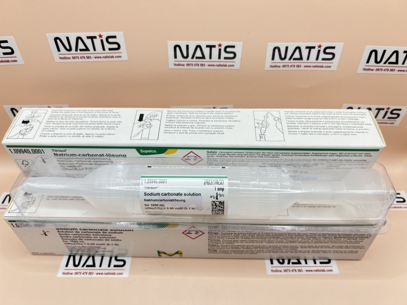 Ống chuẩn 0.05 mol/l (0.1 N), Merck