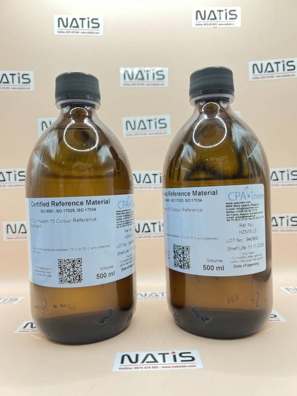Dung dịch chuẩn Độ màu 15 Pt-Co, mã HZN15.L5, hãng CPAchem, Bungari