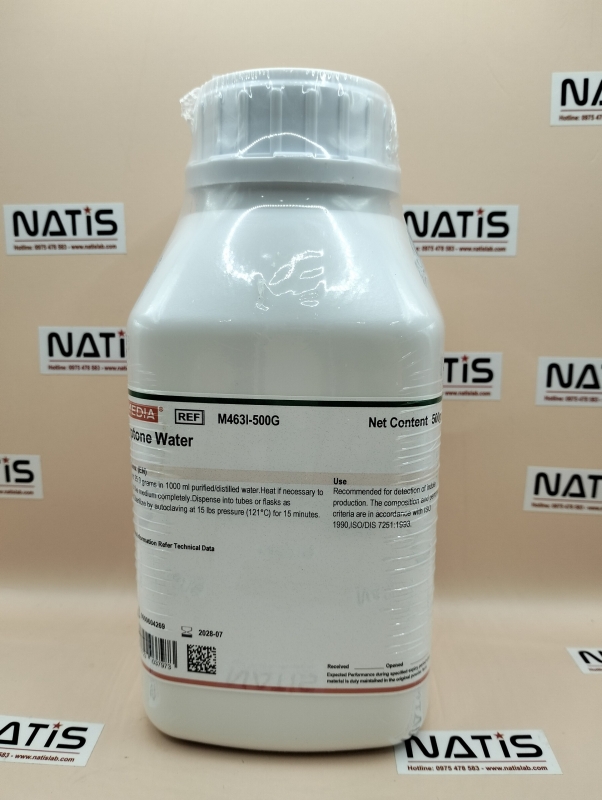 Môi trường vi sinh Tryptone water - M463I-500G, hãng Himedia, Ấn Độ