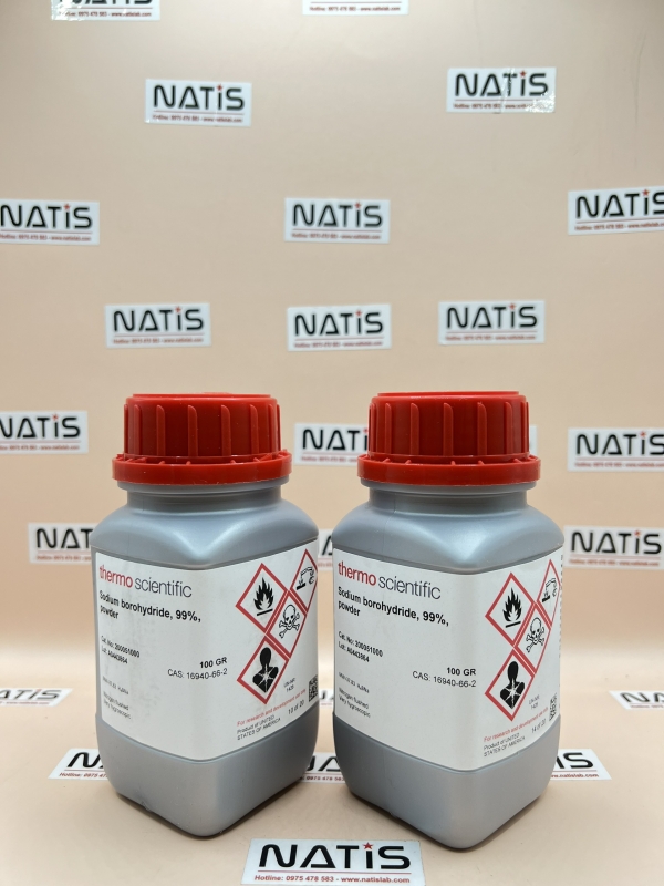 Hóa chất Sodium borohydride, 99%, powder, Thermo Scientific Chemicals